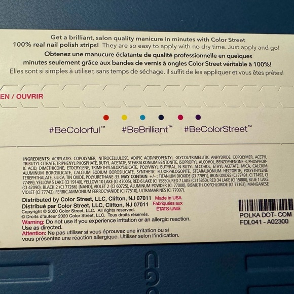 Color Street Polka Dot-Com Nail Polish Strips - Picture 2 of 2